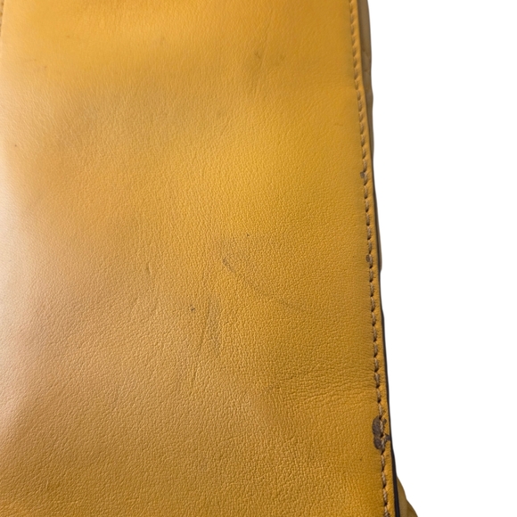 Kate Spade Quilted Yellow Chevron Tote Bag - Picture 14 of 15